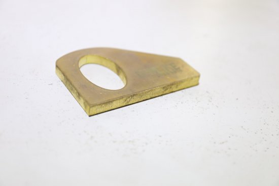 Copper sample from a laser machine