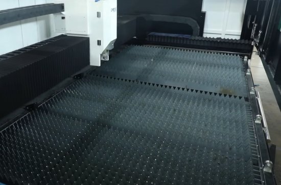 Laser cutting workspace