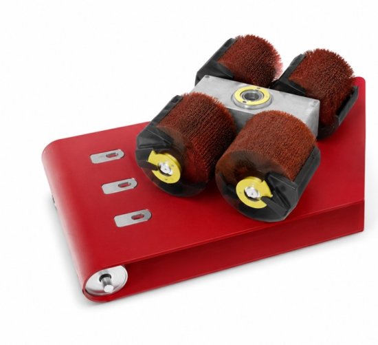 Deburring machine brushes
