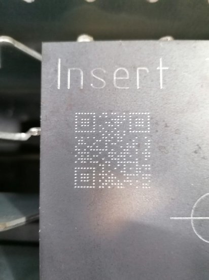 Engraving with CNC laser