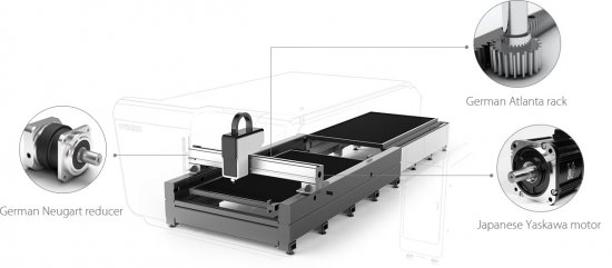 Komponenty CNC
              laseru