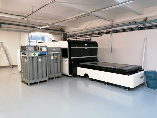 CNC laser installation